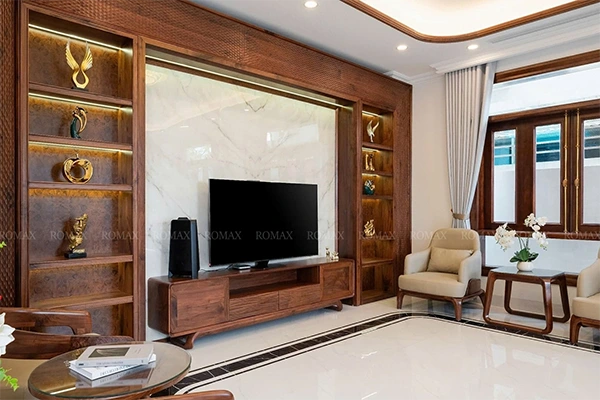 Tổng Hợp Các Kiểu Dáng Kệ Tivi Gỗ Óc Chó Phổ Biến Nhất Hiện Nay