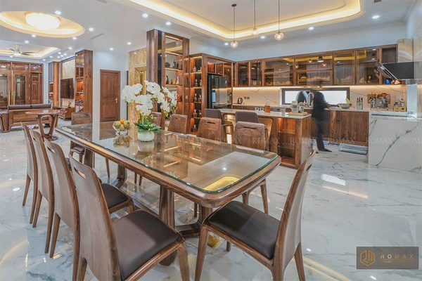 Bàn ăn gỗ óc chó BA20