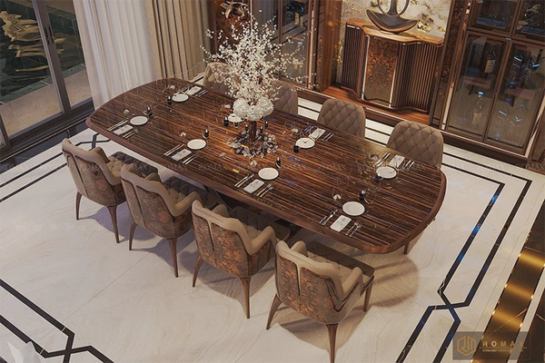 Bàn ăn gỗ óc chó BA24