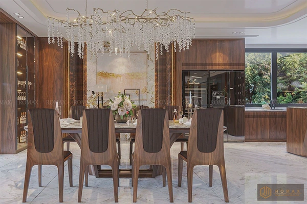 Bàn ăn gỗ óc chó BA29