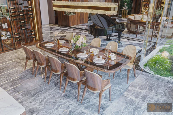 Bàn ăn gỗ óc chó BA31