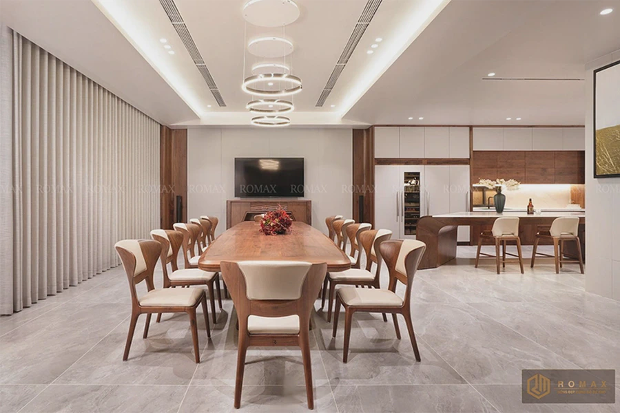 Bàn ăn gỗ óc chó BA34