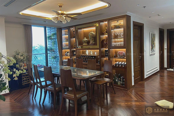 Bàn ăn gỗ óc chó BA36