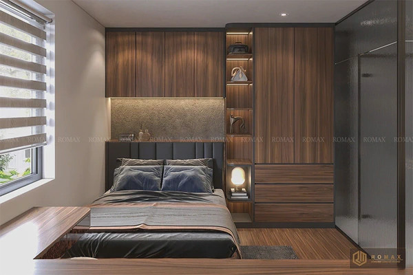 Giường ngủ gỗ óc chó GG17