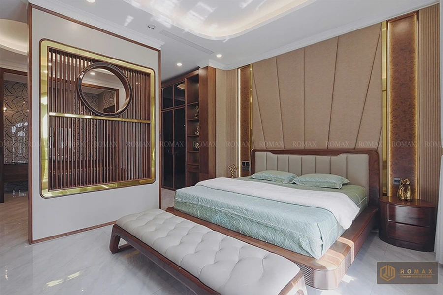 Giường ngủ gỗ óc chó GG18