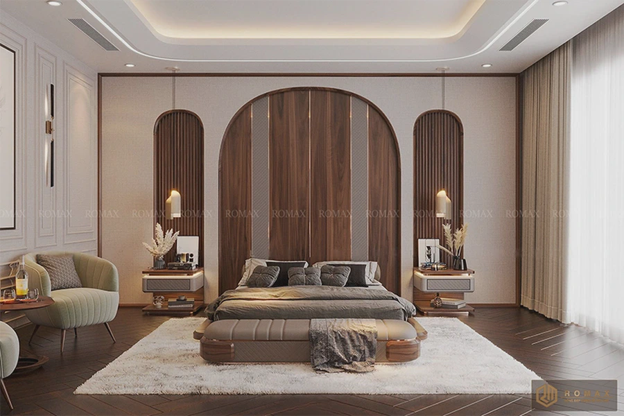 Giường ngủ gỗ óc chó GG25