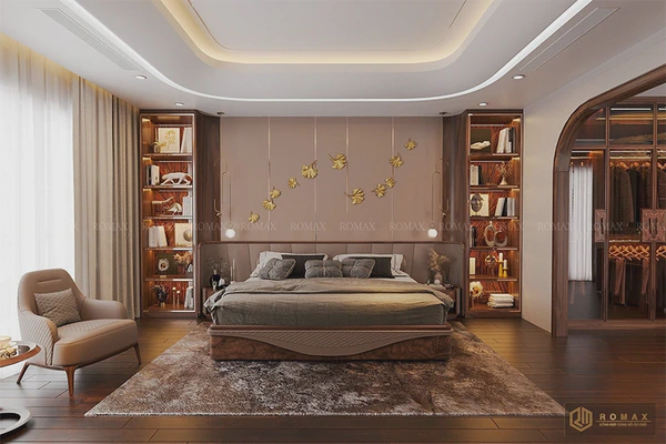 Giường ngủ gỗ óc chó GG26