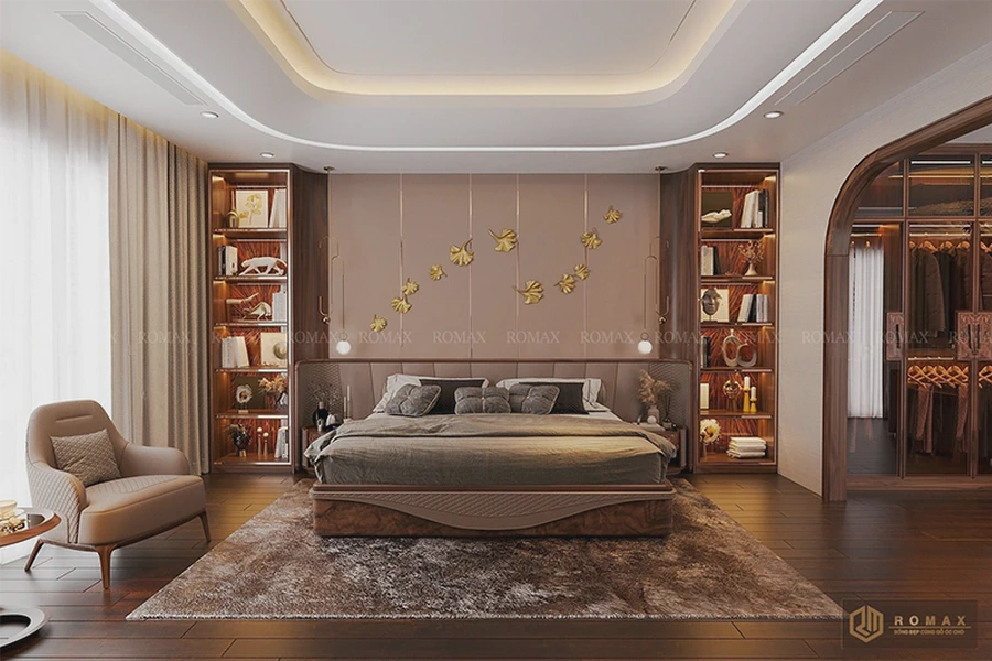 Giường ngủ gỗ óc chó GG26