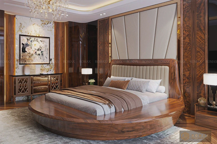 Giường ngủ gỗ óc chó GG29