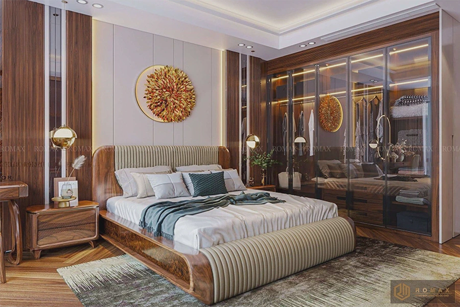 Giường ngủ gỗ óc chó GG32