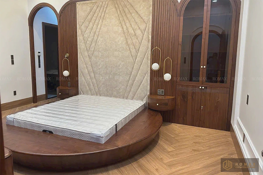 Giường ngủ gỗ óc chó GG37