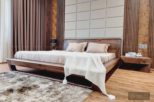 Giường ngủ gỗ óc chó gng10