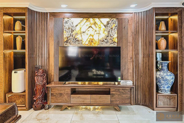 Kệ tivi gỗ óc chó KTV15