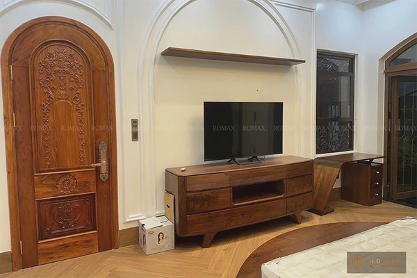 Kệ tivi gỗ óc chó KTV37