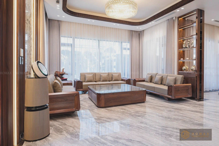 Sofa gỗ óc chó sp13