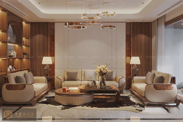 Sofa gỗ óc chó sp2