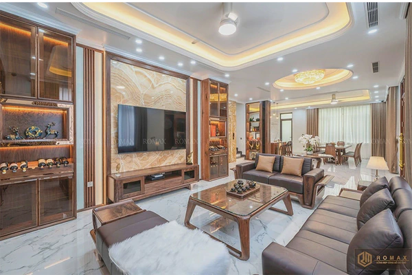 Sofa gỗ óc chó SF20