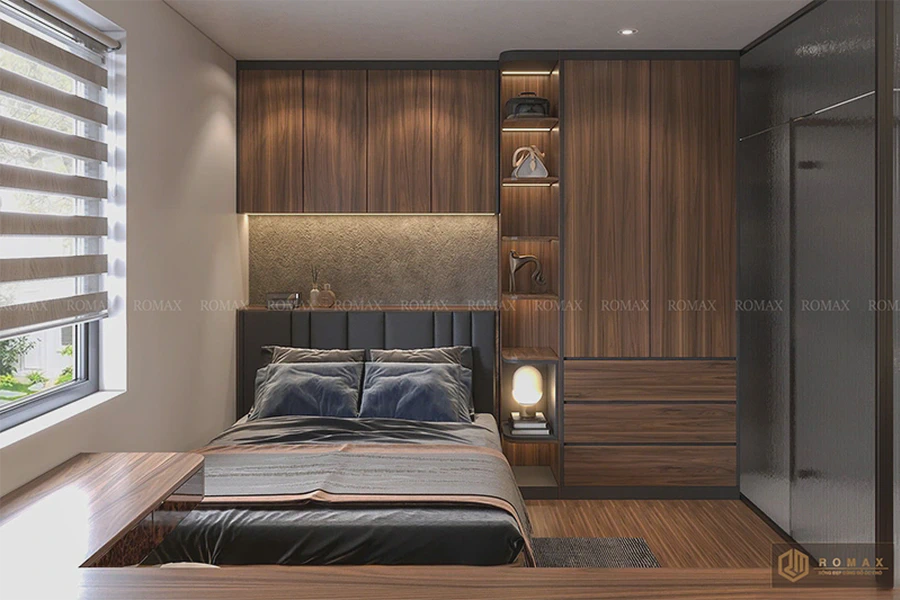 Tủ quần áo gỗ óc chó TQA17