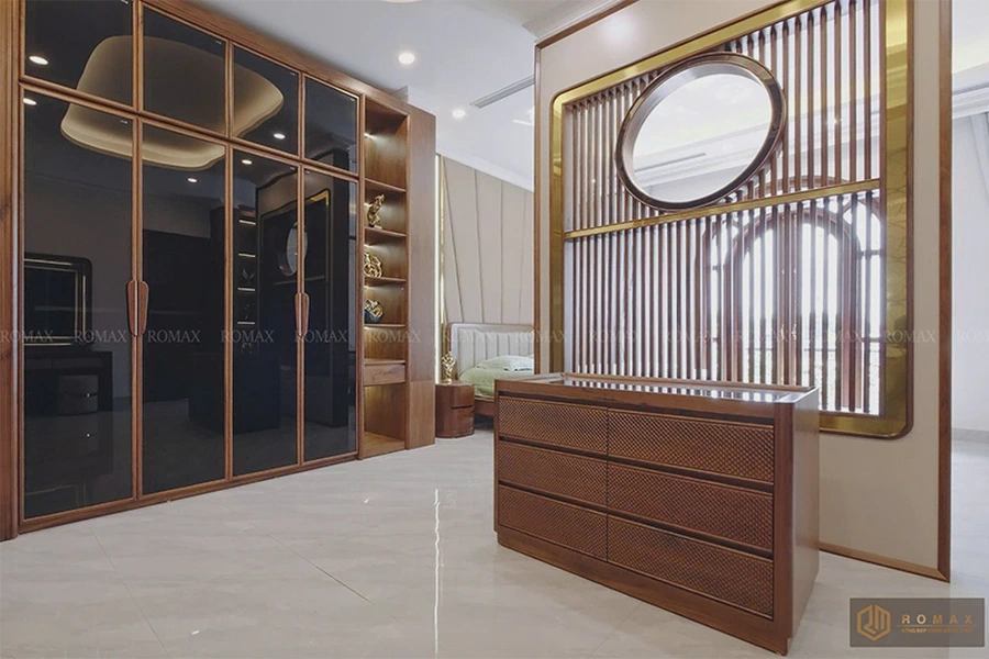 Tủ quần áo gỗ óc chó TQA18