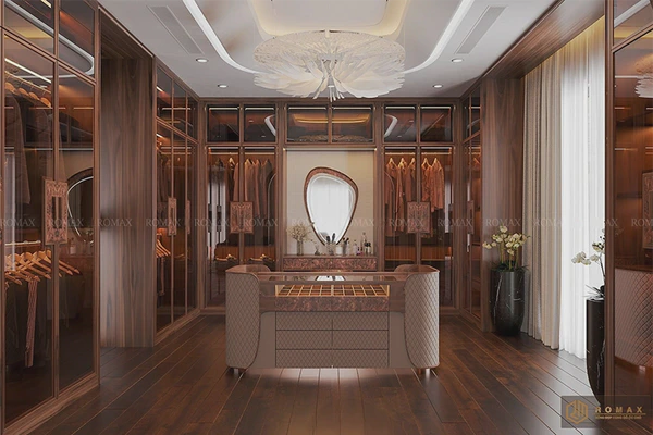 Tủ quần áo gỗ óc chó TQA26