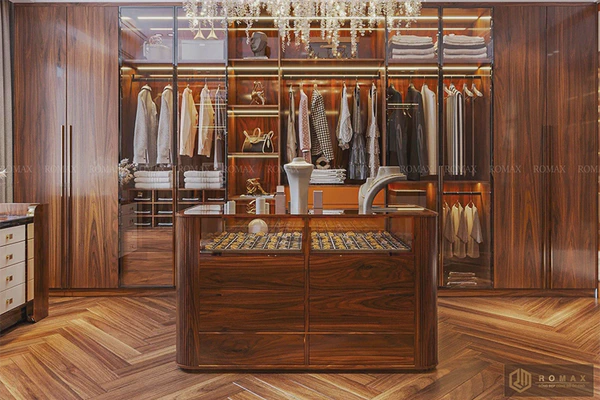 Tủ quần áo gỗ óc chó TQA29