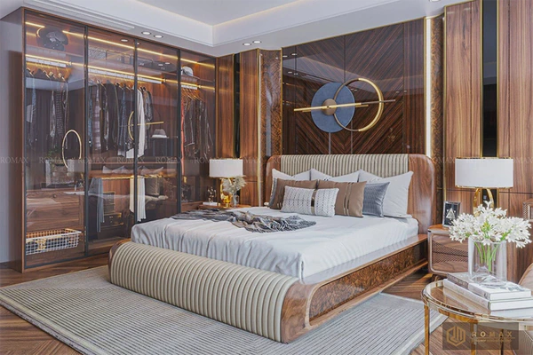 Tủ quần áo gỗ óc chó TQA31